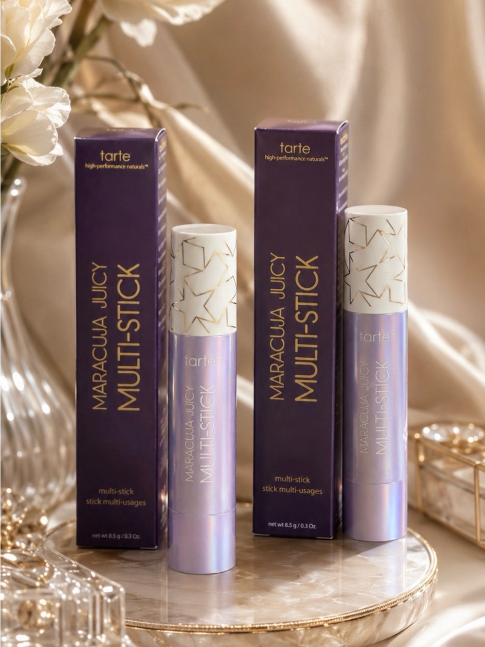 tarte Maracuja Juicy Multi-Stick — 2 sticks. Bubblegum and Tutu